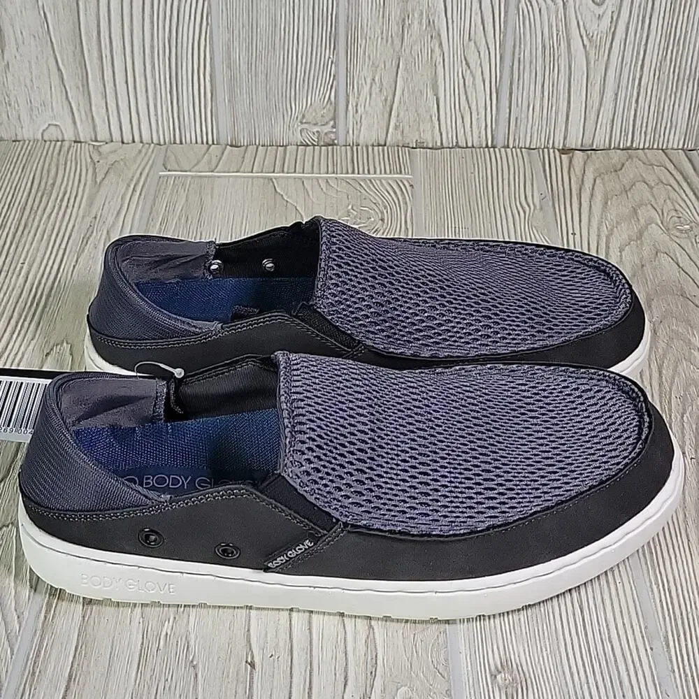 Body Glove Aruba Hydro Slip On Shoes Grey Blue Mens Size 7 NEW